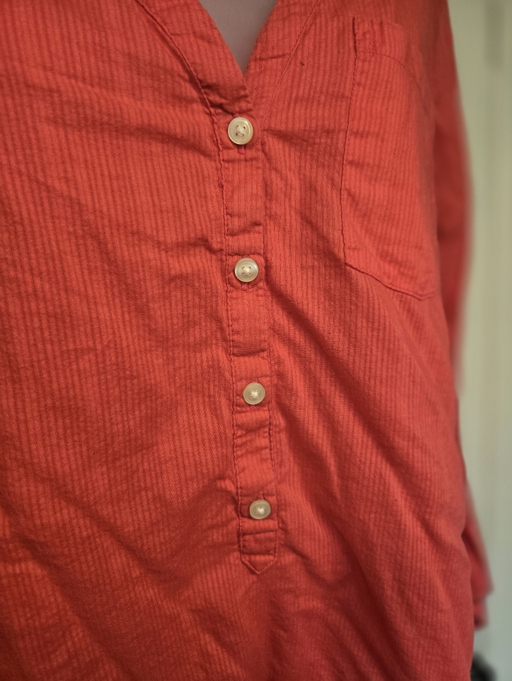 3 For $15 Women’s Red/Pink V-Neck Tunic L - Picture 3 of 9